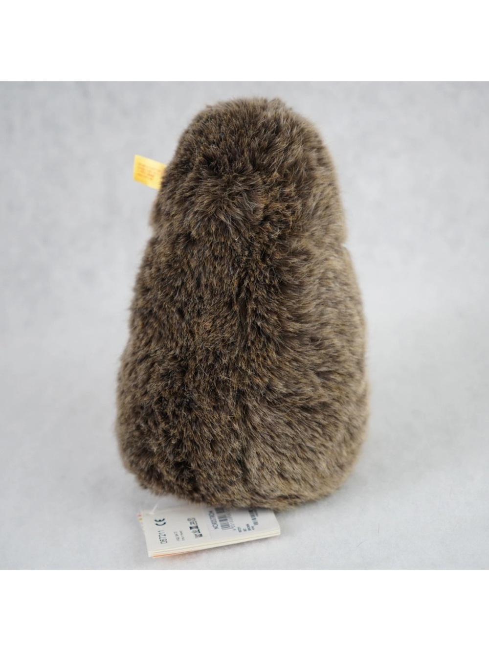 Steiff Joggi the Hedgehog 067211 Brown 8" Tall Handmade NWT - Picture 3 of 14